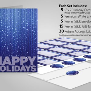 Happy Holidays Blue Pack